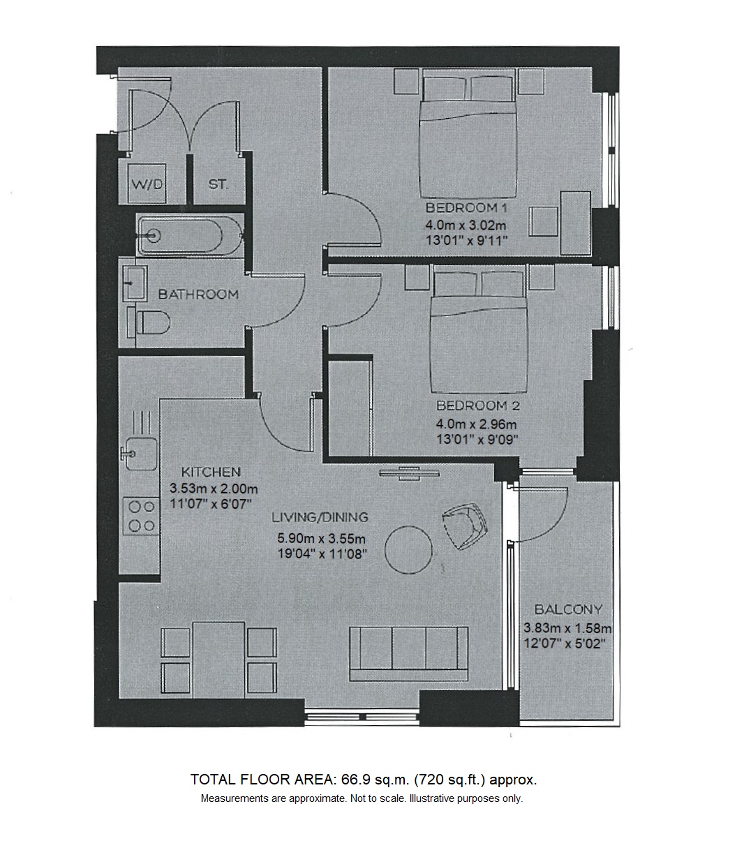 Floorplans For 4 Lakeside Drive, Park Royal, London